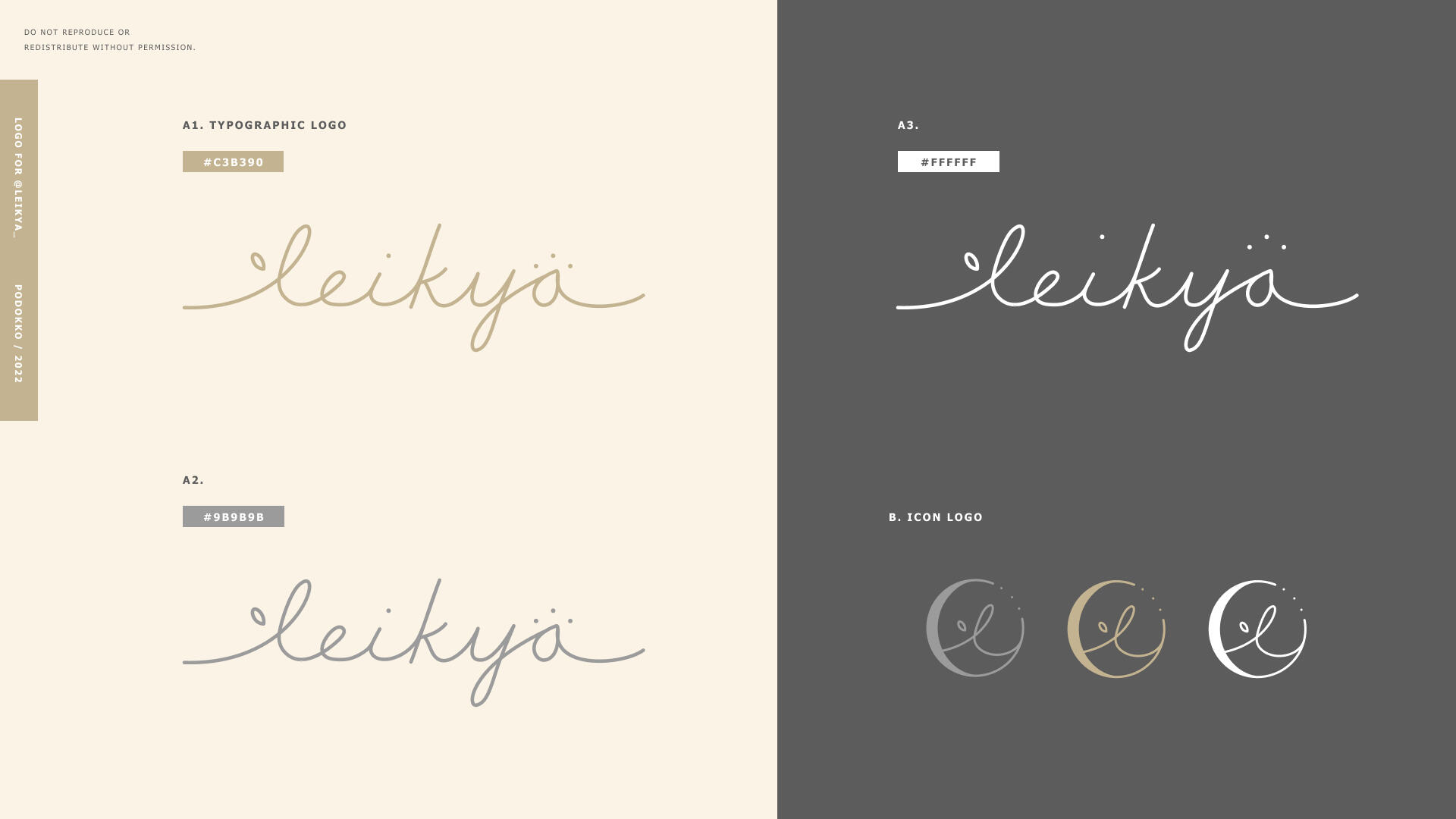 Typography / Symbol Logo for Leikya